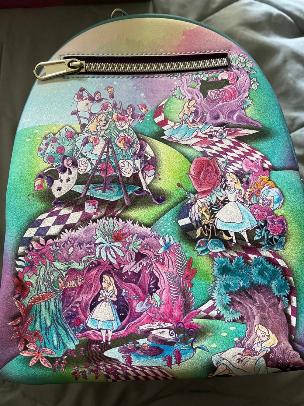 Loungefly Alice in Wonderland Pastel Mini Backpack